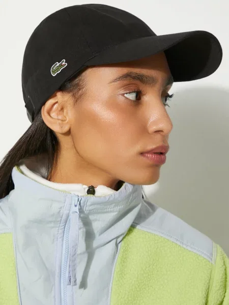 Бейсболка Lacoste однотонна білий