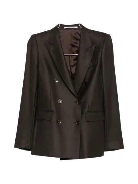 Geacă Tagliatore cu două rânduri de nasturi maro