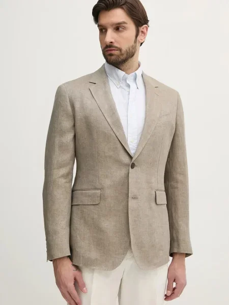 Laneni sako Hackett London za muškarce bež