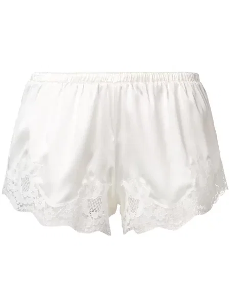 Pantaloni scurți Dolce & Gabbana din dantelă alb