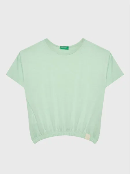 United Colors Of Benetton Футболка Boxy Fit зелений