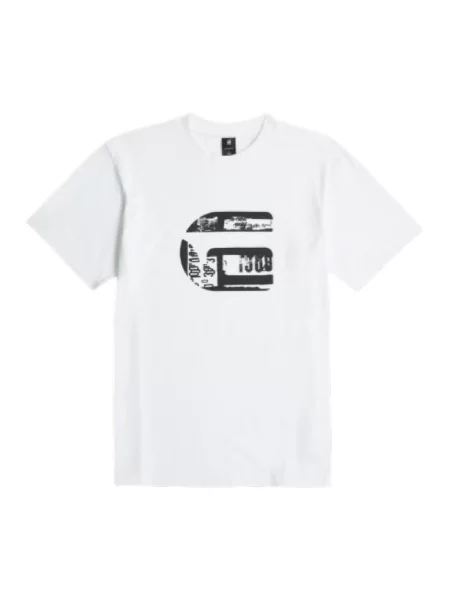 G-Star Raw Tricou G Icon Graphic alb