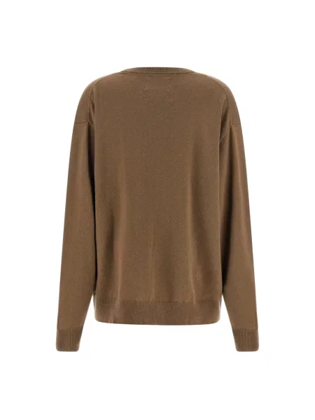 Sweter Extreme Cashmere z kaszmiru brązowy