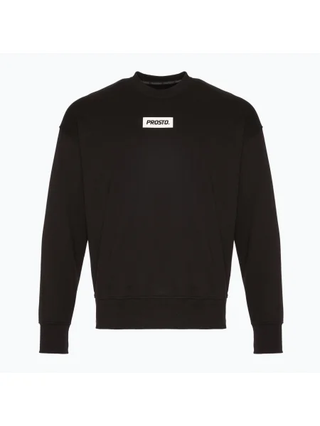 Мъжки суитшърт PROSTO Crewneck Box black черно