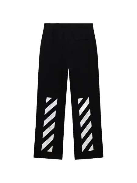 Pantaloni L/ab C/o Off-white alergare alb