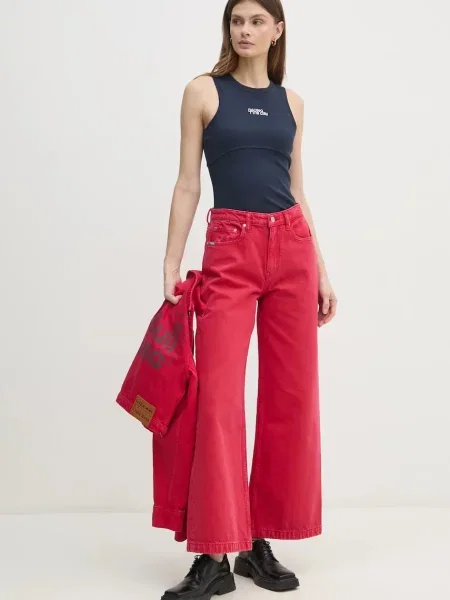 Топ Red Bull Racing x Pepe Jeans LOGO RIB TANK синій червоний