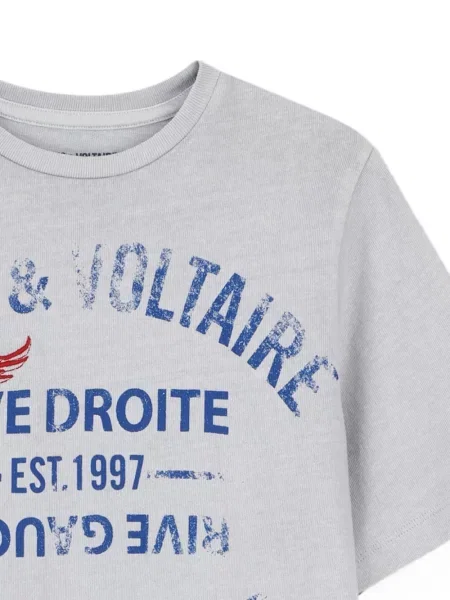 Dětské tričko Zadig & Voltaire šedé