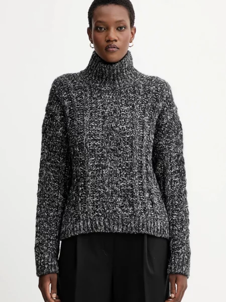 Marc O'Polo pulover din amestec de lână cu guler gri