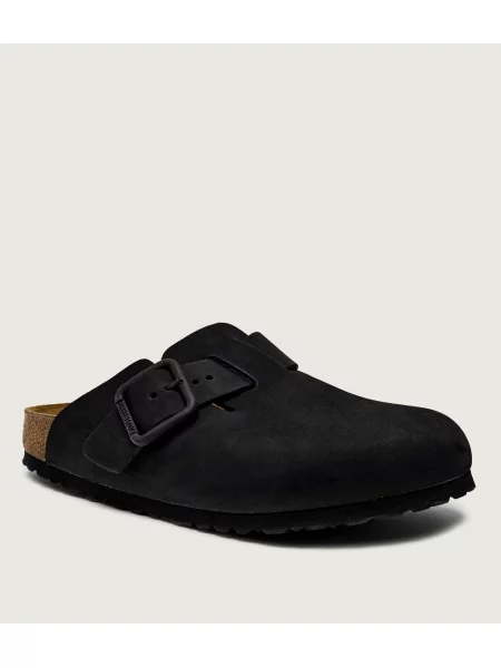 Birkenstock Papucs Boston Wire Buckle fekete