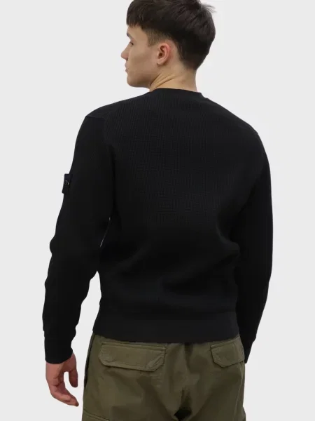 Свитшот Stone Island с камнями черный