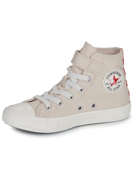Členkové topánky Converse biela