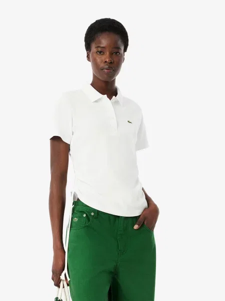 Поло Lacoste білий