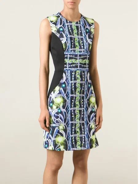 Rochie Peter Pilotto cu imagine de costum negru