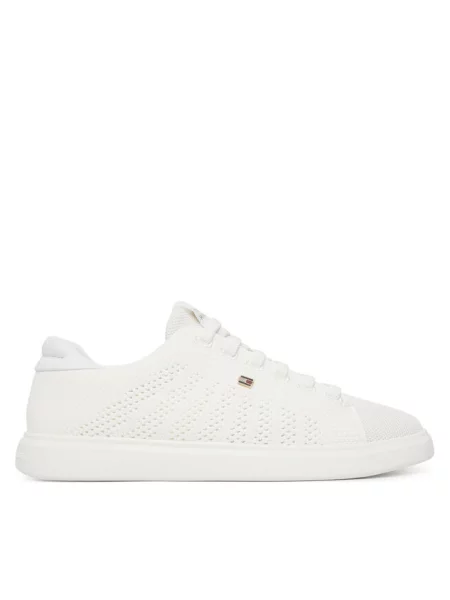 Buty Tommy Hilfiger Icon Light Knit ecru białe