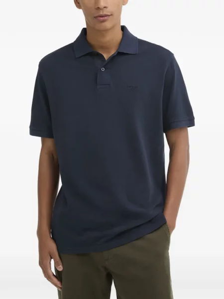 Polokošeľa Barbour modrá