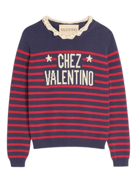 Pulover Valentino Garavani albastru