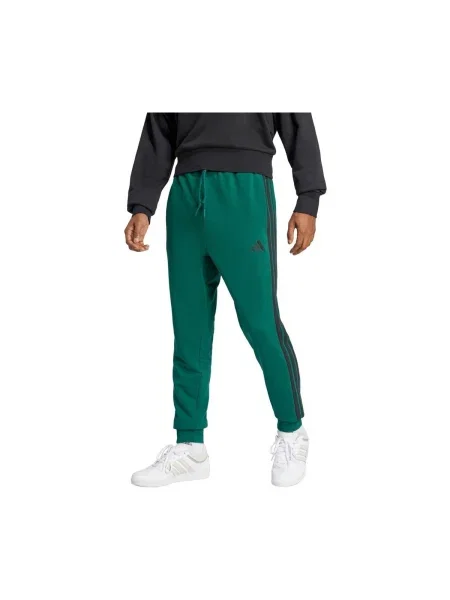 Trening Adidas cu dungi din material terry verde