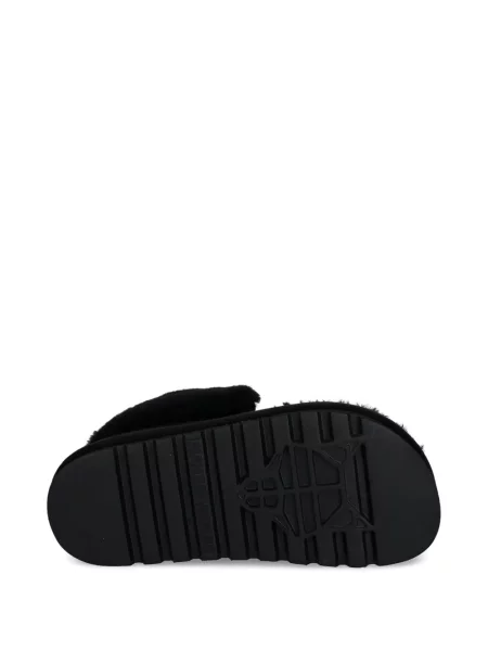 Botine Naked Wolfe din piele de oaie negru