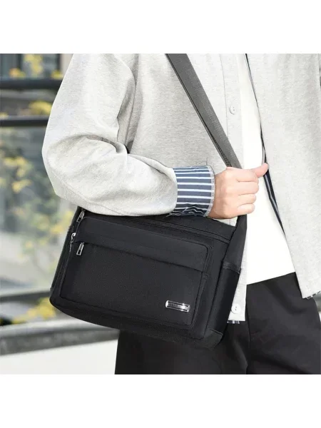 RoyalBag Мессенджер Текстиль чорний