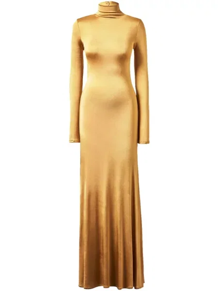 Костюм макси рокля Tove златисто