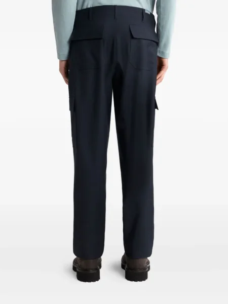 Pantaloni cargo Etro de lână albastru