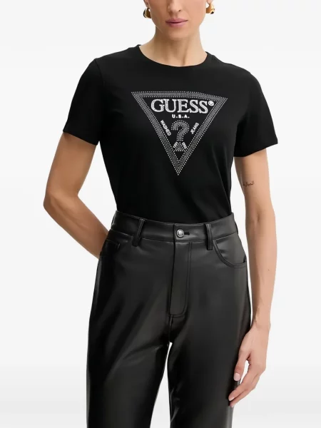 Stras tricou Guess negru