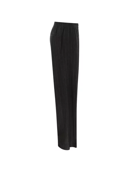 Pantaloni Brunello Cucinelli cu paiete negru