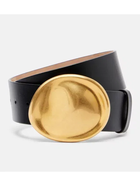 Curea Khaite din piele negru