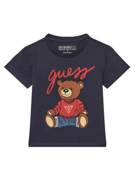Guess T-Shirt Σκούρο μπλε