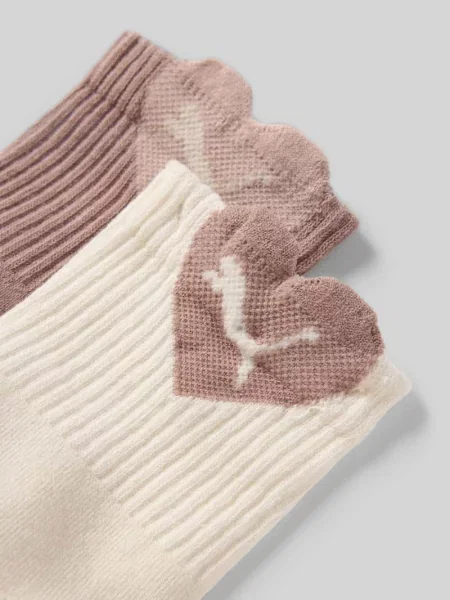 Skarpety z logo w Zestaw 2 szt. Puma niebieskie