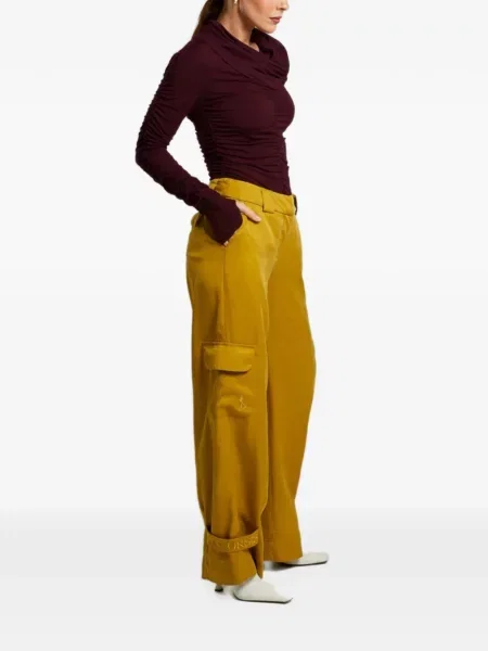 Pantaloni cargo Liz Skorsis verde