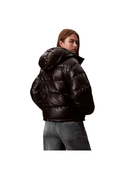 Kurtka Calvin Klein Jeans Shine Puffer Jacket Black L czarna
