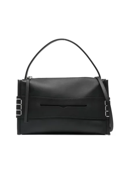 Loafersy Jw Anderson skórzane czarne