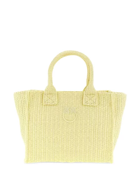 Shopper táska Pinko sárga