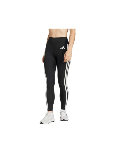 Csíkos tornaterem ruha Adidas fekete