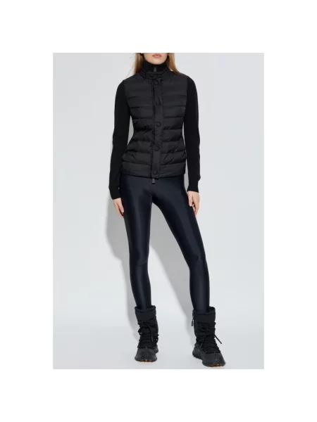 Kardigan Moncler wełniany czarny