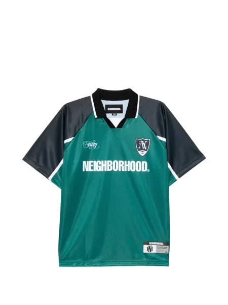Tricou Neighborhood cu imagine verde