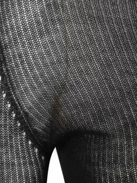 Top Rick Owens cu un umăr gol negru