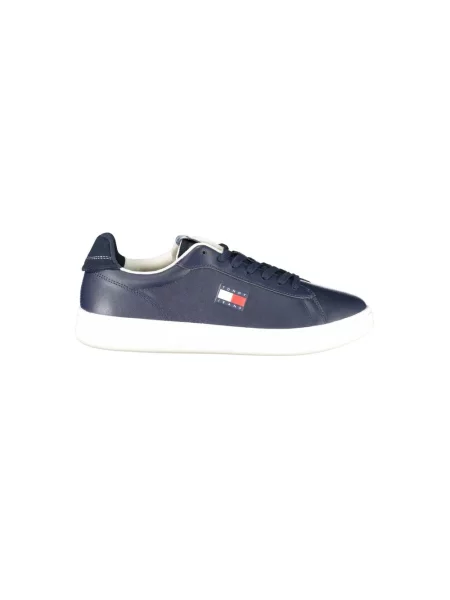 Sneakersy Tommy Hilfiger skórzane niebieskie
