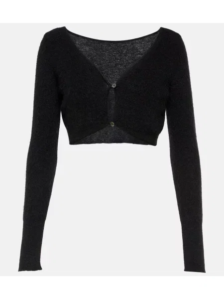 Cropp cardigan Jacquemus negru
