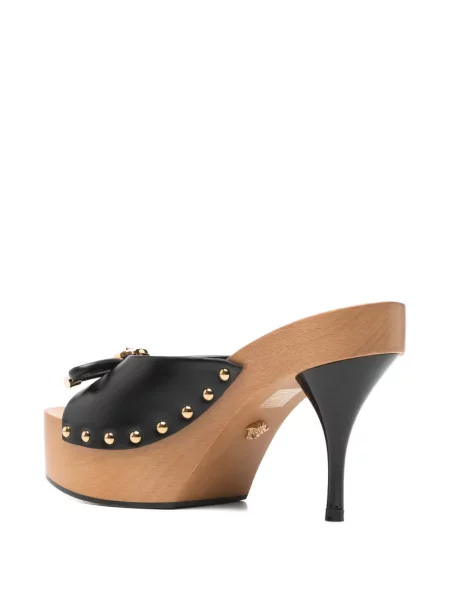 Sandale Versace cu tepi negru