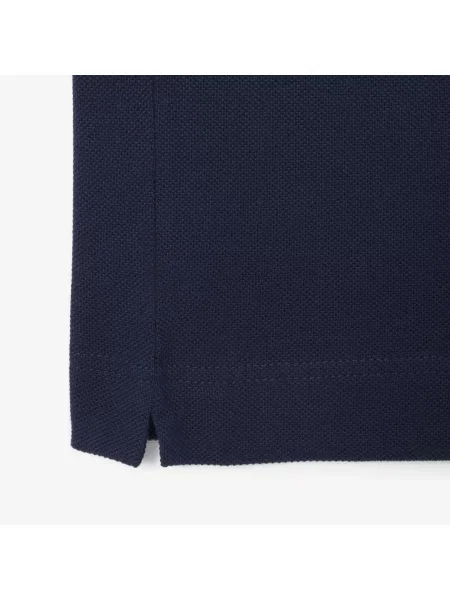 Lacoste Koszulka Polo Classic Fit Z Tłoczonym Logo szary