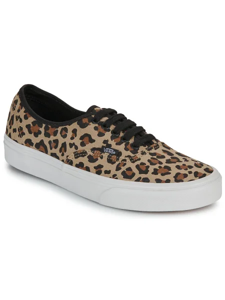 Tenisky Vans Authentic s leopardím vzorom hnedá