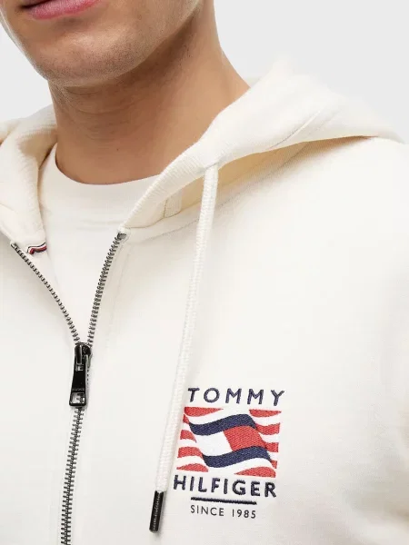 Худи Tommy Hilfiger белое