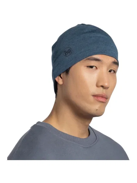 Textilné doplnky Buff Merino Midweight Hat Beanie modrá