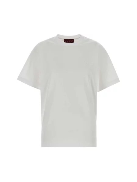 Koszulka Gucci z dżerseju biała