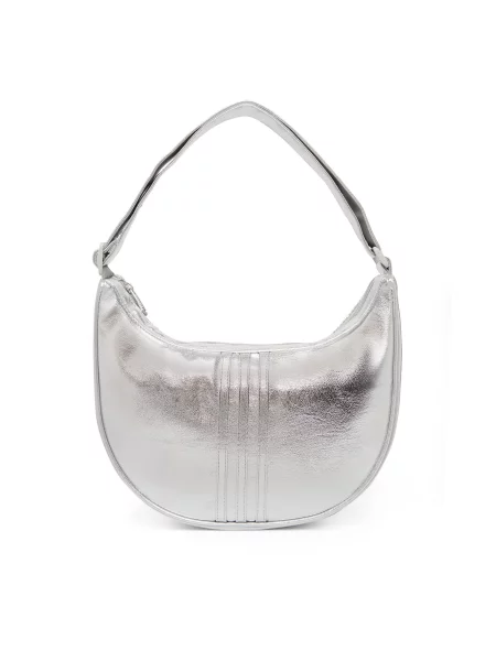 Τσάντα adidas Adicolor Half Crescent Bag Metallic Pu Ασημί