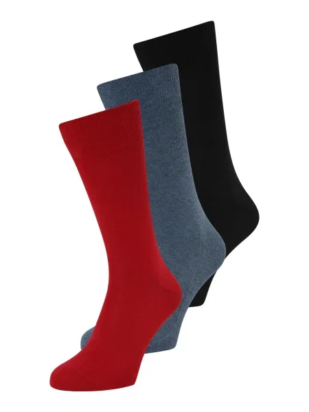 FALKE Čarape Family golublje plava / crvena crna