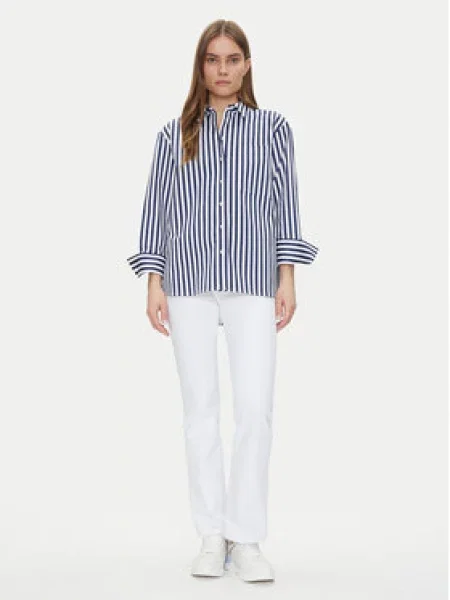 Zvonové džíny Tommy Hilfiger bílé