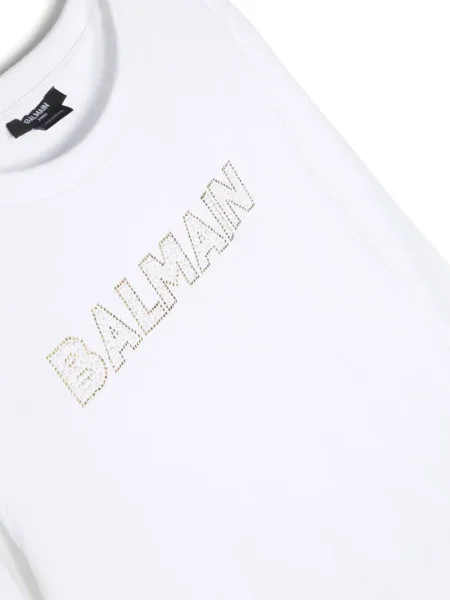 Bluza dziecięca Balmain biała